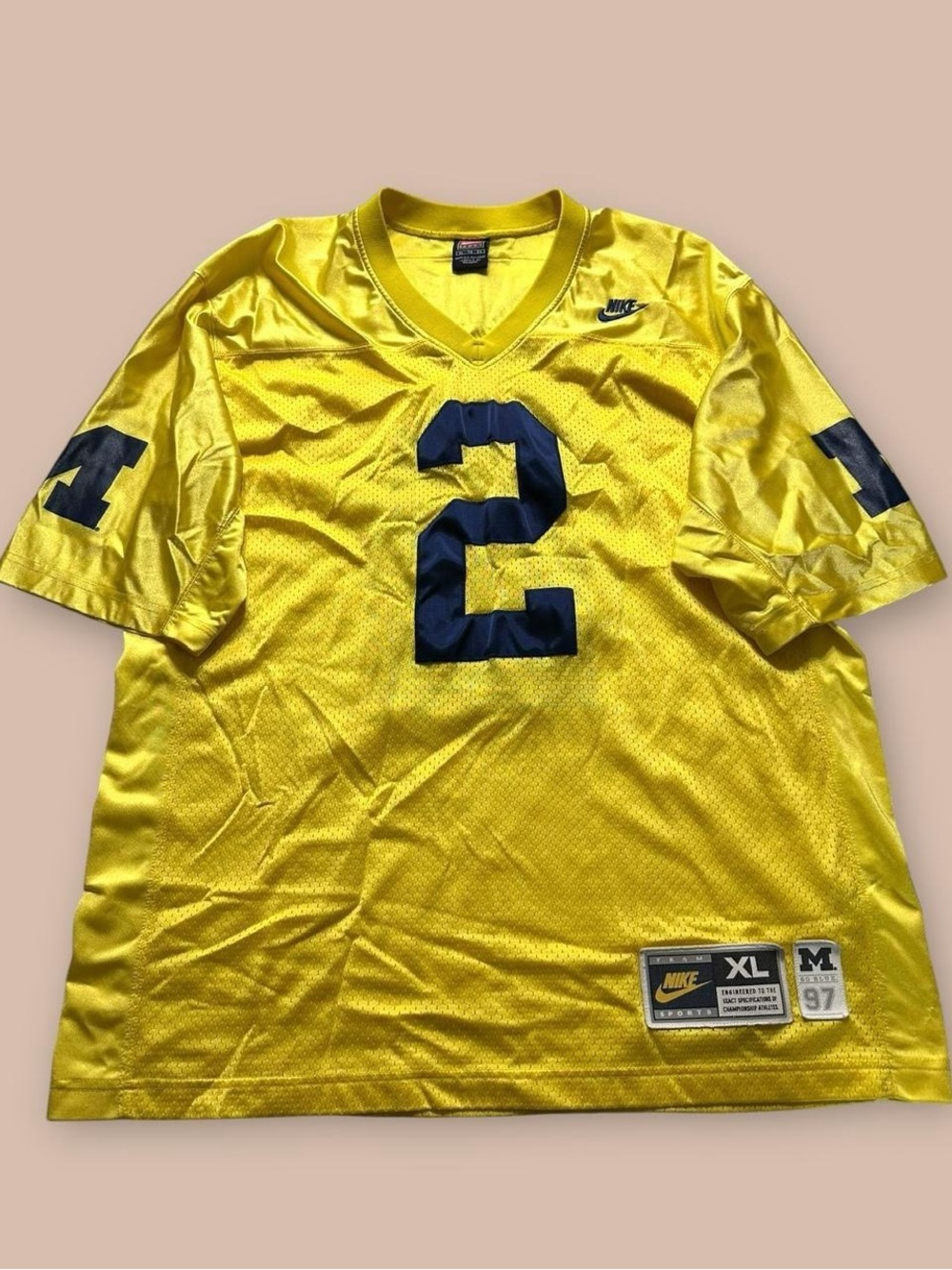Michigan Wolverines Nike Charles Woodson Authentic Jersey -Rare-